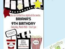 69 Customize Party Invitation Movie Template For Free for Party Invitation Movie Template