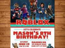 69 Customize Roblox Party Invitation Template Layouts for Roblox Party Invitation Template