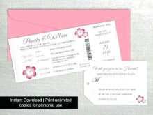 69 Free Printable Airline Ticket Wedding Invitation Template Free for Ms Word for Airline Ticket Wedding Invitation Template Free