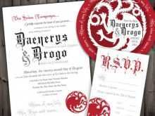 69 Free Printable Game Of Thrones Wedding Invitation Template Templates by Game Of Thrones Wedding Invitation Template
