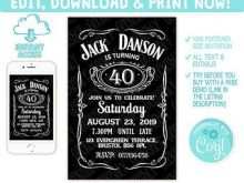 69 Free Printable Jack Daniels Birthday Invitation Template Free Maker by Jack Daniels Birthday Invitation Template Free