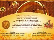 Rajasthani Wedding Invitation Template