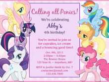 69 Online My Little Pony Birthday Invitation Template With Stunning Design by My Little Pony Birthday Invitation Template