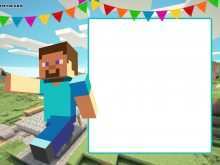 69 Printable Minecraft Birthday Invitation Template for Ms Word for Minecraft Birthday Invitation Template