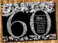 69 Standard Elegant 60Th Birthday Invitation Templates in Word for Elegant 60Th Birthday Invitation Templates
