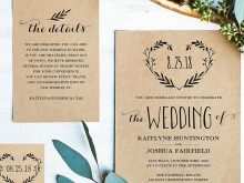 69 Visiting Simple Wedding Invitation Template in Photoshop with Simple Wedding Invitation Template