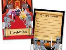 70 Best Knight Party Invitation Template For Free by Knight Party Invitation Template