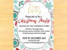 70 Create Christmas Party Invitation Template in Word by Christmas Party Invitation Template