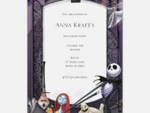 70 Creative Nightmare Before Christmas Birthday Invitation Template in Word with Nightmare Before Christmas Birthday Invitation Template