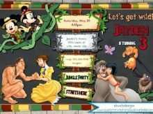 70 Printable Jungle Book Birthday Invitation Template Download by Jungle Book Birthday Invitation Template