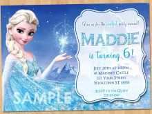 70 Report Birthday Invitation Templates Elsa For Free for Birthday Invitation Templates Elsa