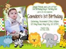 70 The Best Birthday Invitation Template Jungle Theme With Stunning Design with Birthday Invitation Template Jungle Theme
