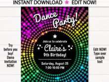 70 Visiting Dance Party Invitation Template in Word by Dance Party Invitation Template