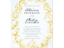 71 Adding Elegant Gold Wedding Invitation Template PSD File with Elegant Gold Wedding Invitation Template