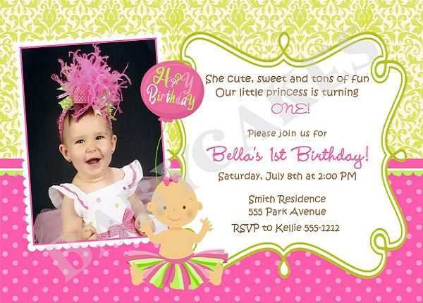 71 Adding First Birthday Invitation Template for Ms Word by First Birthday Invitation Template