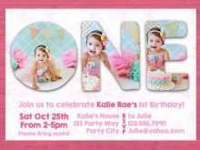 71 Best Example Of Invitation Card For 1St Birthday PSD File for Example Of Invitation Card For 1St Birthday