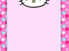 71 Blank Hello Kitty Blank Invitation Template With Stunning Design by Hello Kitty Blank Invitation Template