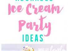71 Customize Ice Cream Birthday Invitation Template Free Now by Ice Cream Birthday Invitation Template Free