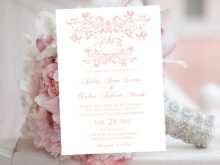 71 Customize Our Free Blush Pink Wedding Invitation Template Templates with Blush Pink Wedding Invitation Template