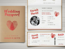 71 Free Printable Passport Wedding Invitation Template For Free for Passport Wedding Invitation Template