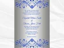 71 Online Royal Blue Wedding Invitation Template Photo with Royal Blue Wedding Invitation Template