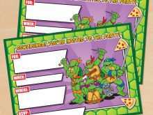 71 Printable Ninja Turtle Party Invitation Template Free With Stunning Design by Ninja Turtle Party Invitation Template Free