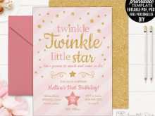 71 Printable Twinkle Twinkle Little Star Birthday Invitation Template Free Download for Twinkle Twinkle Little Star Birthday Invitation Template Free