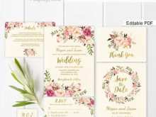 71 The Best Wedding Invitation Template Pdf Now with Wedding Invitation Template Pdf