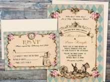 72 Adding Alice In Wonderland Wedding Invitation Template in Photoshop by Alice In Wonderland Wedding Invitation Template