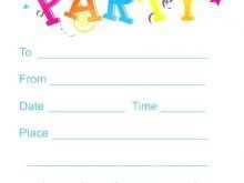 72 Adding Childrens Party Invitation Template For Free for Childrens Party Invitation Template