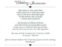 72 Create Wedding Card Invitation Example Templates with Wedding Card Invitation Example