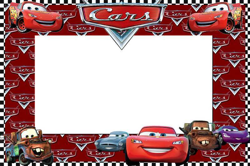 Lightning Mcqueen Party Invitation Template Cards Design Templates