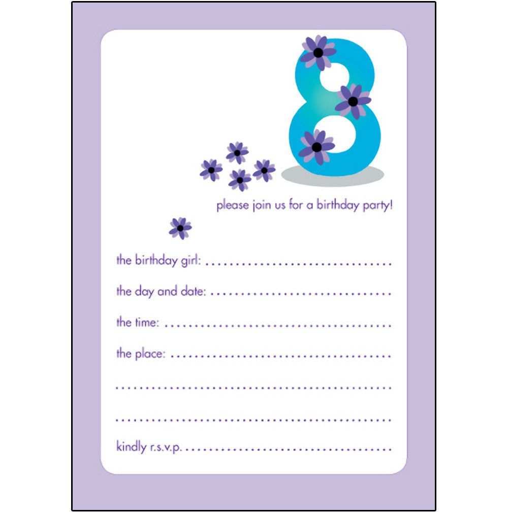 72 Free Printable Birthday Invitation Templates For 10 Year Old Layouts for Birthday Invitation Templates For 10 Year Old
