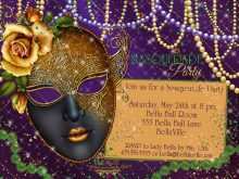 Masquerade Party Invitation Template Free