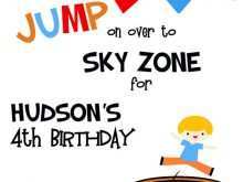 72 Free Sky Zone Birthday Invitation Template Layouts by Sky Zone Birthday Invitation Template