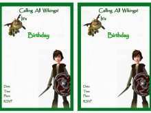 72 Online How To Train Your Dragon Birthday Invitation Template Download with How To Train Your Dragon Birthday Invitation Template