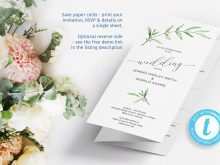 72 Online Z Fold Wedding Invitation Template With Stunning Design for Z Fold Wedding Invitation Template