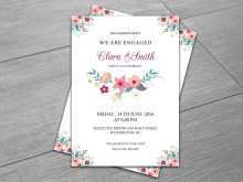 72 Printable Engagement Party Invitation Template For Free by Engagement Party Invitation Template