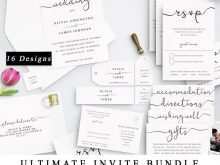 72 The Best Wedding Invitation Template Bundle Layouts with Wedding Invitation Template Bundle