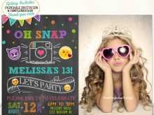 72 Visiting Instagram Party Invitation Template With Stunning Design with Instagram Party Invitation Template