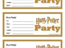 73 Best Harry Potter Party Invitation Template in Photoshop by Harry Potter Party Invitation Template