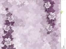 73 Create Lavender Wedding Invitation Blank Template Formating for Lavender Wedding Invitation Blank Template