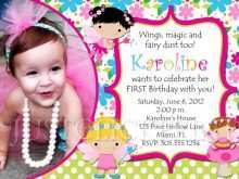 73 Customize Example Of Invitation Card For 1St Birthday Formating by Example Of Invitation Card For 1St Birthday