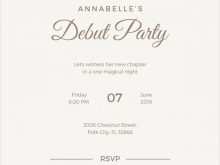 73 Free Printable Invitation Card Example For Debut for Ms Word with Invitation Card Example For Debut