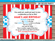 73 Online Dr Seuss Birthday Invitation Template Download by Dr Seuss Birthday Invitation Template