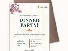 73 Standard Dinner Party Invitation Template Word For Free for Dinner Party Invitation Template Word