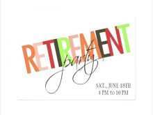 Retirement Party Invitation Template Download