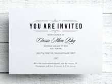 73 The Best Formal Lunch Invitation Template Photo with Formal Lunch Invitation Template