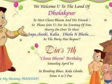 73 Visiting Chota Bheem Birthday Invitation Template in Word for Chota Bheem Birthday Invitation Template