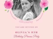 74 Creating Birthday Invitation Template For Girl Layouts by Birthday Invitation Template For Girl